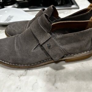 VINCE Women’s Gray Suede Loafers